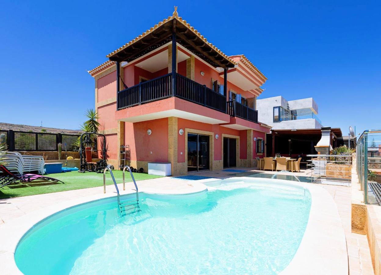 Luxury 5 star Villa Violetta with amazing sea view, jacuzzi&heated pool San Agustín Esterno foto