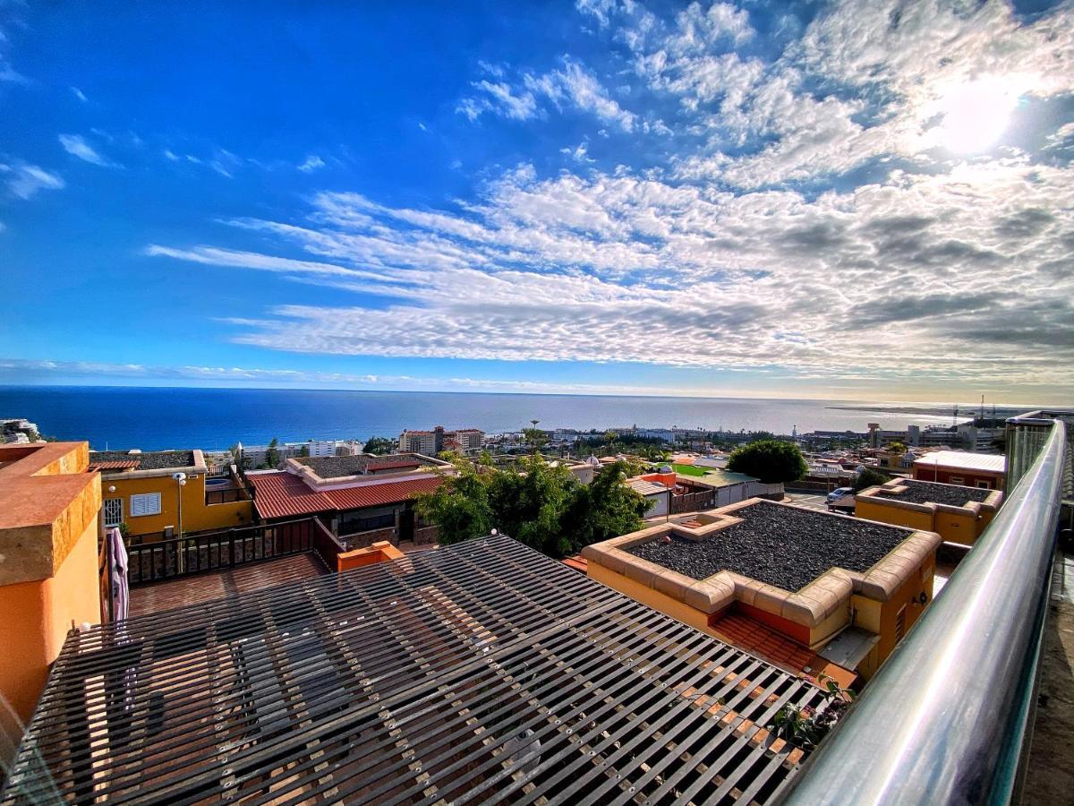 Luxury 5 star Villa Violetta with amazing sea view, jacuzzi&heated pool San Agustín Esterno foto