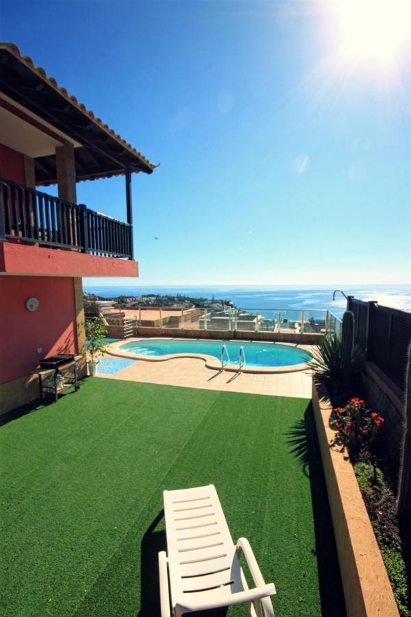 Luxury 5 star Villa Violetta with amazing sea view, jacuzzi&heated pool San Agustín Esterno foto